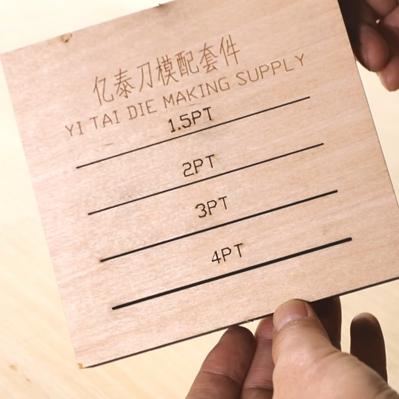 2pt 3pt 4pt die board cutting