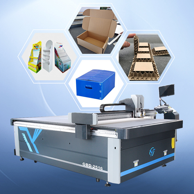 Cardboard box cutting machine