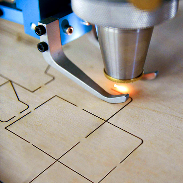 Flat die board laser cutting