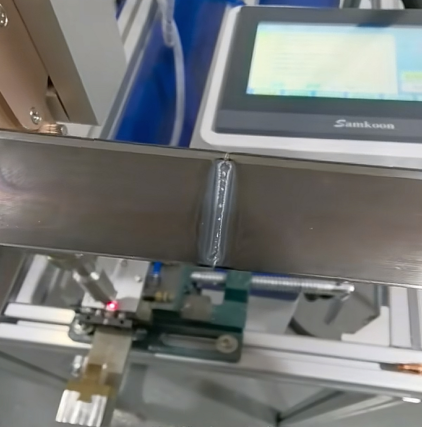 blade laser welding and screen